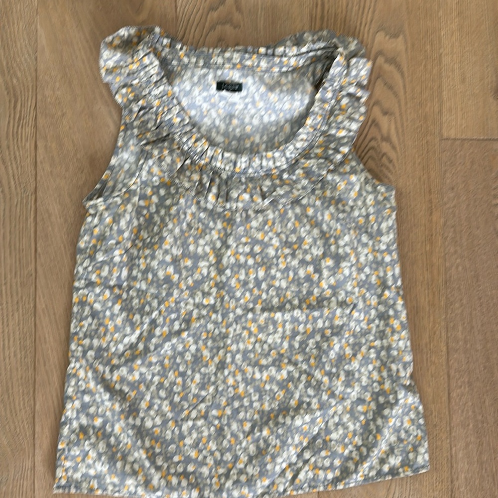 J. Crew sleeveless blouse